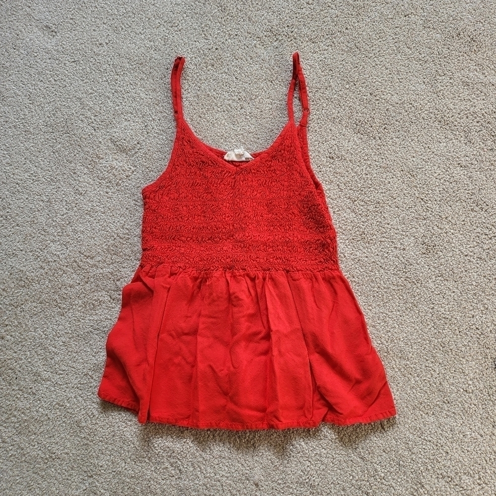 Girl Soul Womens Tank Top Red Top